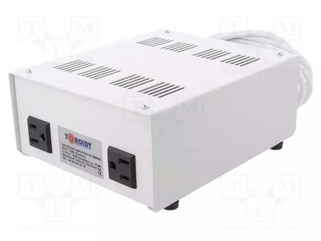 AUTOMAATTIMUUNTAJA - 230VAC - TEHO: 2000VA - UTOISIO.1: 115V - Virtamuuntajat - ATS2000VA-U-UMS - 1