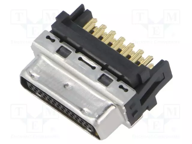 D-SUB LIITIN - PIN: 27 - PISTOKE - NAARAS - JOHTOON - SUORA - DH - 1MM - D liittimet - DH40-27S - 1