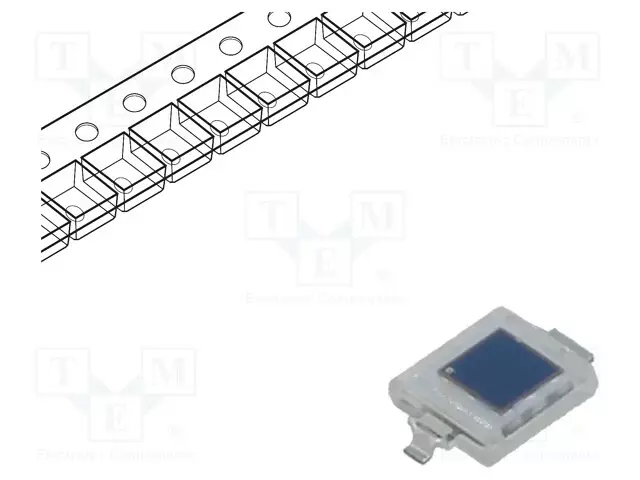 FOTODIODI IR PIN - DIL - SMD - 950NM - 800÷1100NM - 60° - 2NA - LÄPINÄKYVÄ - Fotodiodit - BP104FS - 1