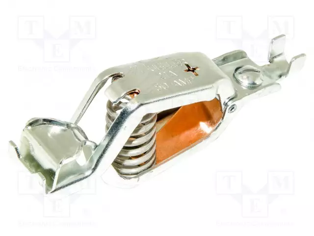 HAUENLEUKA - 50A - LEVITYSALUE: MAX.27MM - KOK.PIT: 104MM - TINATTU - Krokotiili klipsit - BU-21APS - 1