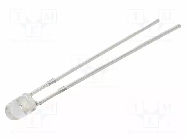 LED - PUNAINEN - 3MM - 60MCD - 30° - 1,7VDC - Pyöreät LEDit - 3SRC-S - 1