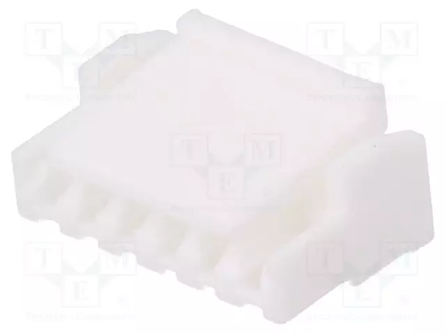 LIITIN: JOHTO-LEVY - PISTOKE - NAARAS - PIN: 6 - GH - PURISTETTAVA - Signaaliliittimet rasteri 1,25mm - GHR-06V-S - 1