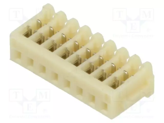 LIITIN: JOHTO-LEVY - PISTOKE - NAARAS - SR - 700MA - 50V - PIN: 8 - IDC - 1MM - Signaaliliittimet rasteri 1,00mm - 08SR-3S - 1