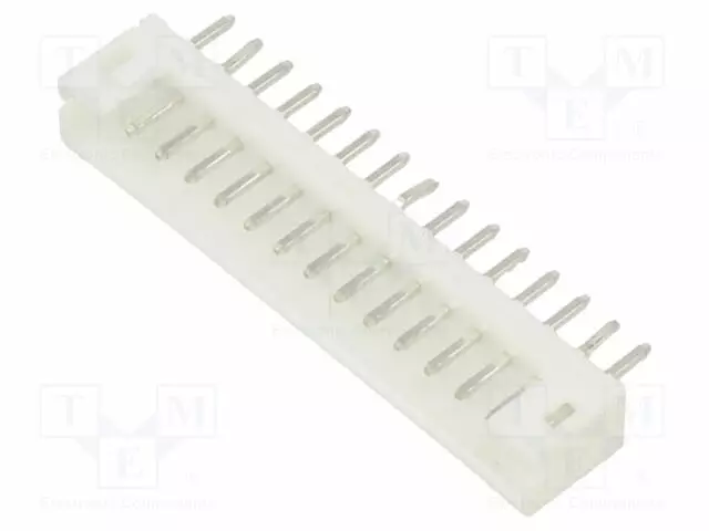 LIITIN: JOHTO-LEVY - PISTORASIA - UROS - PIN: 15 - PH - 2A - 100V - SUORA - Signaaliliittimet rasteri 2,00mm - B15B-PH-K-S - 1