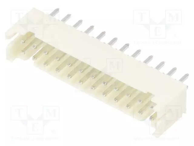 LIITIN: JOHTO-LEVY - PISTORASIA - UROS - PIN: 24 - 2A - 100V - SUORA - THT - Signaaliliittimet rasteri 2,00mm - 2SHDC24TS - 1