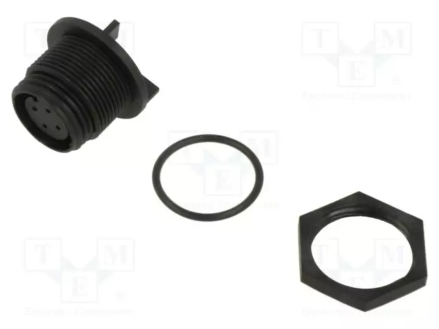 LIITIN: PYÖREÄT - N LIITINAARAS - PIN: 4 - 125V - ILMAN LIITOKSIA - PX liittimet - PX041304S - 1