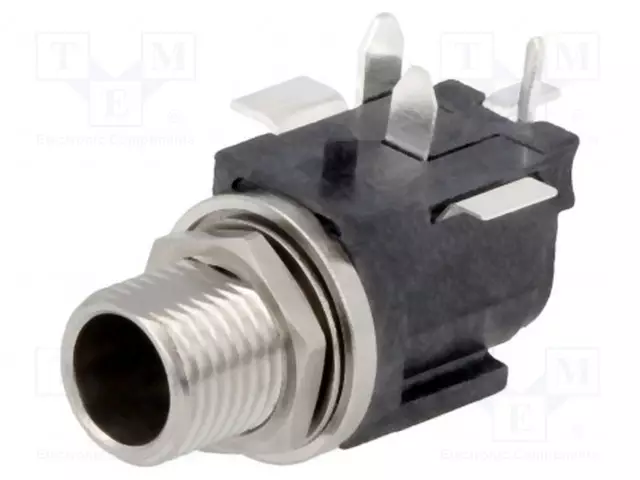 LIITIN: VIRTA- DC - PISTORASIA - UROS - 11A - IP68 - PCB - SMT,THT - DC liittimet - RASH10PS - 1