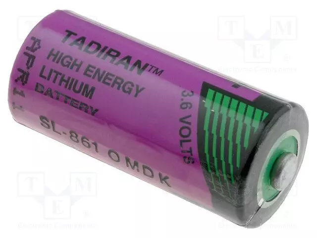 PARISTO: LITIUM- (LTC) - 2/3AA,2/3R6 - 3,6V - 1600MAH - Ø14,7X33,5MM - Alkaliparistot - SL-861S - 1