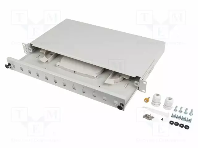 PATCH-VALOKUITUPANEELI - DUPLEX,RACK,SIMPLEX - HARMAA - RACK 19" - Tietokonetarvikkeet - muut - FOP1-12SS-LDS - 1
