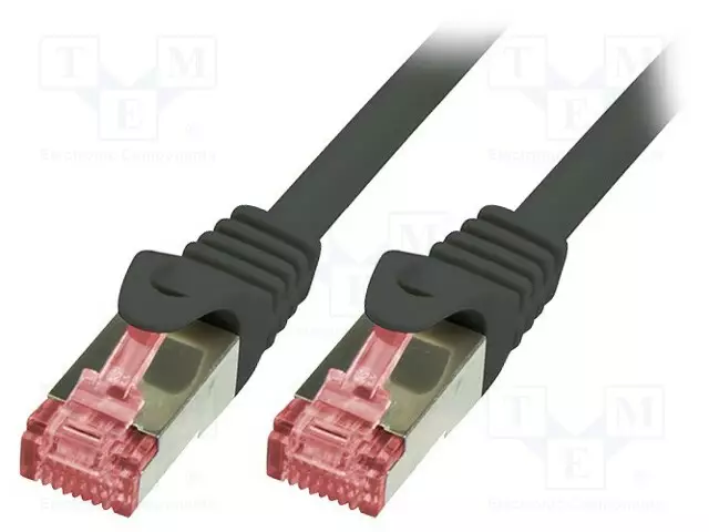 PATCH KAAPELI - S/FTP - CAT 6 - RJ45-PISTOKE,MOLEMMIN PUOLIN - LANKA - CU - RJ45 Ethernet kaapelit - CQ2013S - 1