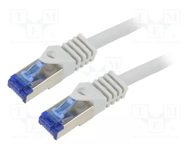 PATCH KAAPELI - S/FTP - CAT 6A - RJ45-PISTOKE,MOLEMMIN PUOLIN - LANKA - RJ45 Ethernet kaapelit - C6A142S - 1