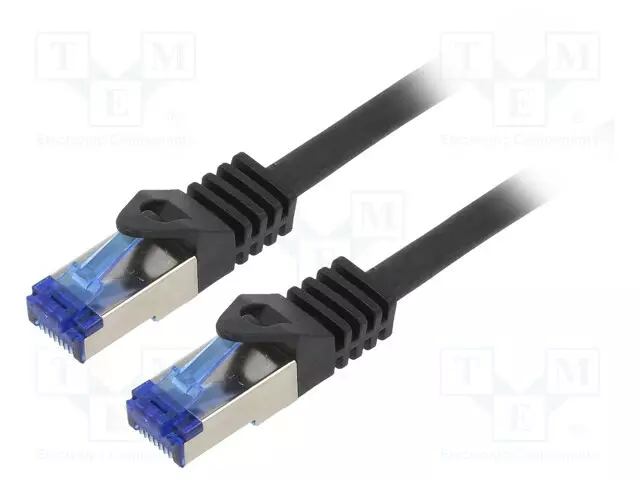 PATCH KAAPELI - S/FTP - CAT 6A - RJ45-PISTOKE,MOLEMMIN PUOLIN - LANKA - RJ45 Ethernet kaapelit - C6A053S - 1