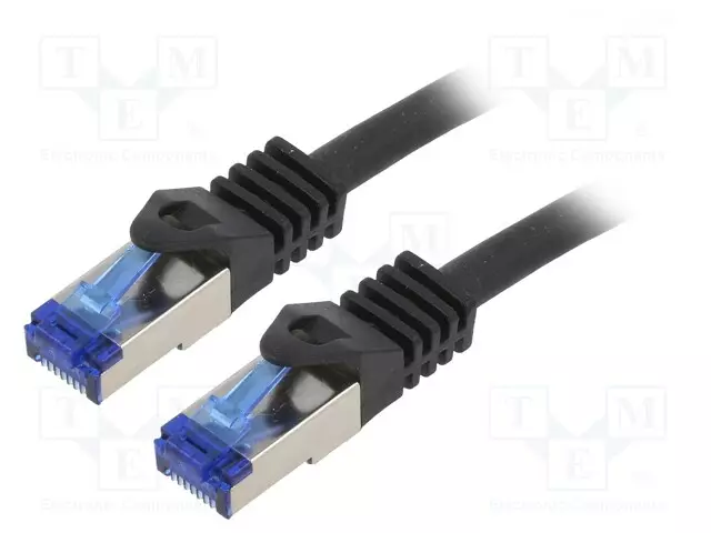PATCH KAAPELI - S/FTP - CAT 6A - RJ45-PISTOKE,MOLEMMIN PUOLIN - LANKA - RJ45 Ethernet kaapelit - C6A073S - 1