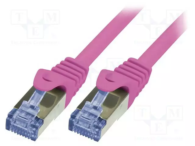 PATCH KAAPELI - S/FTP - CAT: 6A - RJ45-PISTOKE,MOLEMMIN PUOLIN - LANKA - RJ45 Ethernet kaapelit - CQ3059S - 1