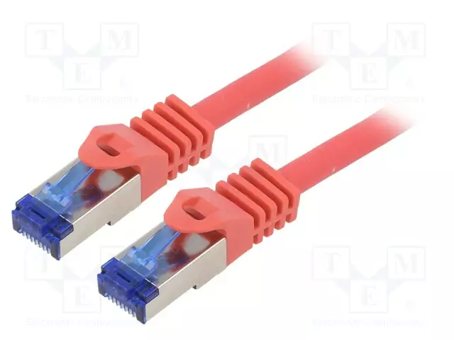 PATCH KAAPELI - S/FTP - CAT 6A - RJ45-PISTOKE,MOLEMMIN PUOLIN - LANKA - RJ45 Ethernet kaapelit - C6A034S - 1