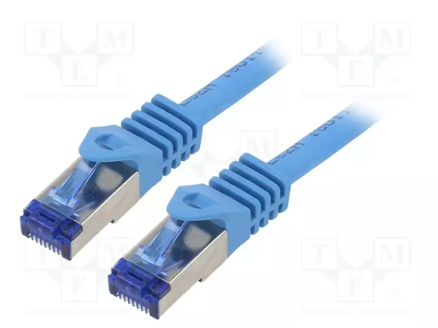 PATCH KAAPELI - S/FTP - CAT 6A - RJ45-PISTOKE,MOLEMMIN PUOLIN - LANKA - RJ45 Ethernet kaapelit - C6A086S - 1