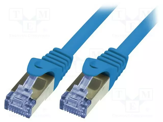 PATCH KAAPELI - S/FTP - CAT 6A - RJ45-PISTOKE,MOLEMMIN PUOLIN - LANKA - RJ45 Ethernet kaapelit - CQ3096S - 1