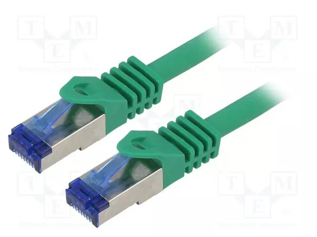 PATCH KAAPELI - S/FTP - CAT 6A - RJ45-PISTOKE,MOLEMMIN PUOLIN - LANKA - RJ45 Ethernet kaapelit - C6A095S - 1