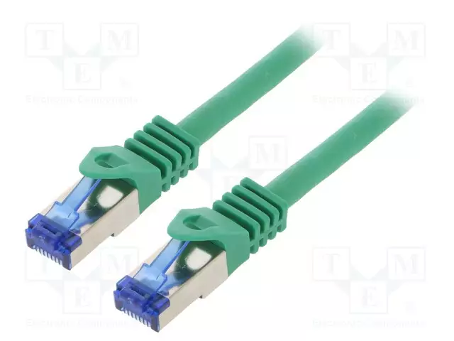 PATCH KAAPELI - S/FTP - CAT 6A - RJ45-PISTOKE,MOLEMMIN PUOLIN - LANKA - RJ45 Ethernet kaapelit - C6A105S - 1