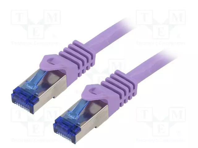 PATCH KAAPELI - S/FTP - CAT: 6A - RJ45-PISTOKE,MOLEMMIN PUOLIN - LANKA - RJ45 Ethernet kaapelit - C6A099S - 1