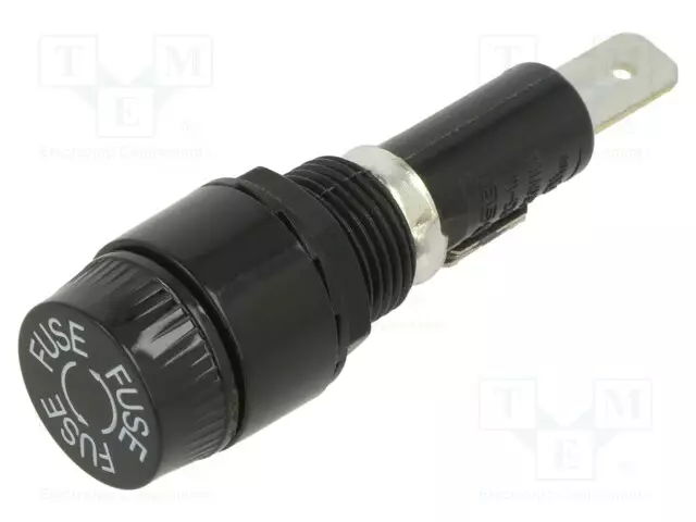 RASIA - 6,3X32MM - 10A - 250VAC - PANEELIASENNETTAVA - UL94V-1 - FENOLI - Sulakepitimet - PMA-KB-03-Q2S - 1