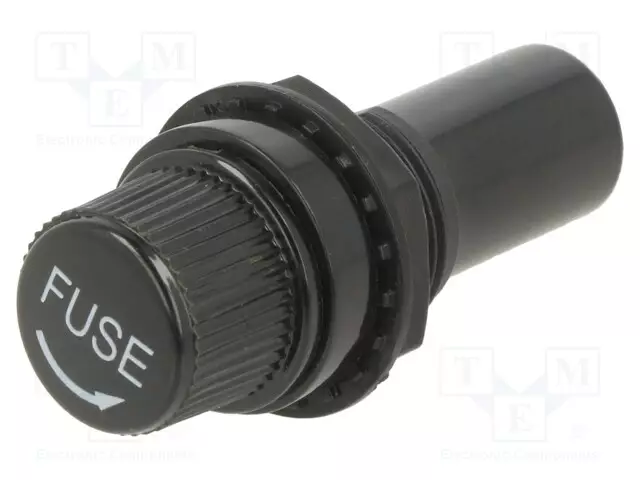 RASIA - 6,3X32MM - 10A - 250VAC - PANEELIASENNETTAVA - UL94V-1 - FENOLI - Sulakepitimet - PMA-KS-02-Q1S - 1