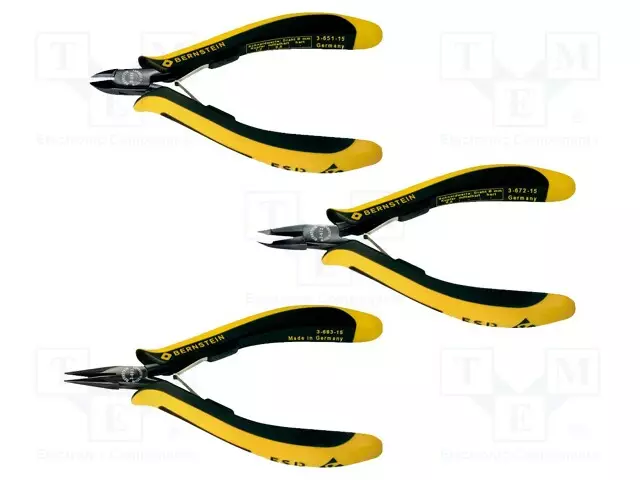 TYÖKALUSETTI: LEIKKURIT - ESD - 3KPL - Pihtisarjat - BRN-3-960-ES - 1