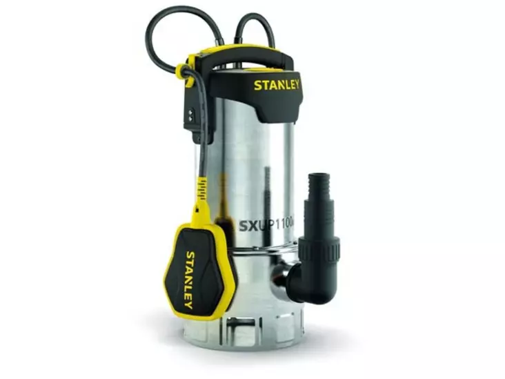 STANLEY - SUBMERSIBLE PUMP - STAINLESS STEEL - DIRTY WATER - 1100 W - Puutarhaletkut, liittimet ja kastelu - STN-P1100SS - 1