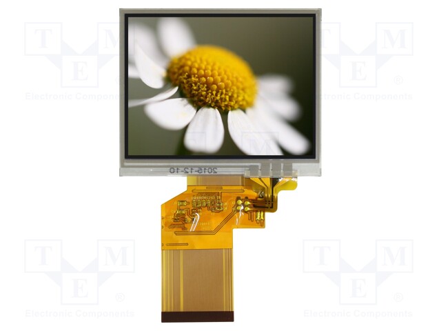 TFT NÄYTTÖ - 3,5" - 320X240 - VALAISTUS: LED - RGB - LIITÄNTÄ: RGB - TFT-näytöt - RFC350L-AIH-DNS - 1