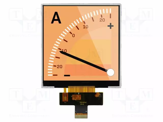 TFT NÄYTTÖ - 4" - 480X480 - VALAISTUS: LED - KOOT: 77,86X81,84X2,45MM - TFT-näytöt - NHD-40-480480AF-MS - 1