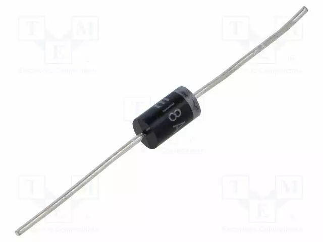 TVS DIODI - 1,5KW - 17,1÷18,9V - 59,5A - YKSISUUNTAINEN - DO201AE - Diodit - 1.5KE18A-AKS - 1