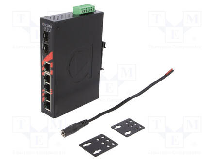 ETHERNET KYTKIN - PORTTIEN LUKU: 7 - 12÷48VDC - RJ45 - Teollisuusverkot - LNX-0702C-SFP-T - 1