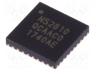 IC: SOC - QFN32 - 24KBRAM,192KBFLASH - BLUETOOTH: 5.0,BLE - 1,7÷3,6VDC - Mikrokontrollerit - muut - NRF52810-QCAA-T - 1