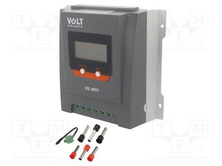 LATAUSSÄÄDIN - 20A - -20÷55°C - 12/24V - IP32 - BLUETOOTH - Aurinkopaneelit ja tarvikkeet - SOL-MPPT-20A-BT - 1