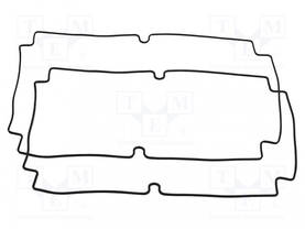 GASKET - FOR ENCLOSURES - KIT: RUBBER GASKET X2 - 2PCS. - Koteloiden lisätarvikkeet - HM-1554XGASKET - 1