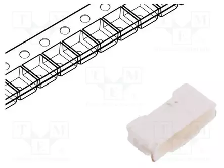 LED - VIHREÄ - SMD - 355÷900MCD - 2,8÷3,8VDC - 2,85X0,8X1,2MM - 110° - Pintaliitos LED - LTST-108TGKT - 1