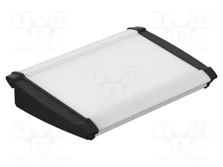 KOTELO: OHJAUSPANEELI-ALU-TOPLINE - X: 250MM - Y: 181MM - Z: 53MM - Työpöytäkotelot - ATPH1850-0250-SET - 1