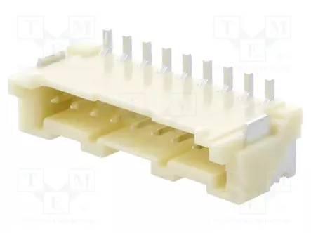 LIITIN: JOHTO-LEVY - PISTORASIA - UROS - PIN: 9 - PA - 3A - 250V - SMT - 2MM - Signaaliliittimet rasteri 2,00mm - BM09B-PASS-TFT - 1