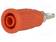 LABORATORY CONNECTOR: 4MM BANANA - SOCKET - 1KV - 32A - PUNAINEN - 40MM - 5MOHM - Banaanijatkoliittimet - SEPB6447NI-RT - 1