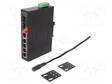 ETHERNET KYTKIN - PORTTIEN LUKU: 7 - 12÷48VDC - RJ45 - Teollisuusverkot - LNX-0702C-SFP-T - 1