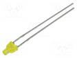 LED - KELTAINEN - SUORAKULMA- 4X2,8MM - 1,8÷5MCD - 70° - 20MA - Suorakulmaiset LEDit - L-1034YDT - 1
