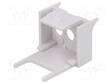 LIITINSUOJUS - 1M MODULBOX ONE - HARMAA - AUKK.LKM: 3 - 5,08MM - DIN kiskokotelot - IT-P05010201T - 2