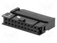 PISTOKE - IDC - NAARAS - PIN: 20 - IDC - - 1,27MM - KULLATTU - IDC liittimet - XG4M-2030-T - 1