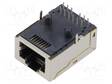 LIITIN: RJ45 - PISTORASIA - PIN: 8 - CAT: 6A - SUOJATTU,EROTUSMUUNTAJAN - RJ liittimet - MTJ88SUX1FSM245CHT - 1