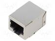 LIITIN: RJ45 - PISTORASIA - PIN: 8 - SUOJATTU - 8P8C - THT - 90° KULMA - RJ liittimet - MTJ88TX1FSM4SMT - 1