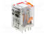 RELE - DPDT - UKELAN: 24VAC - 12A/250VAC - ALUSLEVY - Teollisuusreleet - R2N2012235024WT - 1