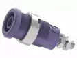 LABORATORY CONNECTOR: 4MM BANANA - SOCKET - 25A - VIOLET - M4 - 34MM - Banaanijatkoliittimet - PJP3265-C-VT - 1