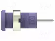 LABORATORY CONNECTOR: 4MM BANANA - SOCKET - VIOLET - NICKEL PLATED - Banaanijatkoliittimet - PJP3267-C-VT - 2