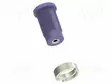 LABORATORY CONNECTOR: 4MM BANANA - SOCKET - VIOLET - M3 HOLE - Banaanijatkoliittimet - PJP3273-C-VT - 2