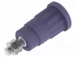 LABORATORY CONNECTOR: 4MM BANANA - SOCKET - 36A - VIOLET - M4 - 34MM - Banaanijatkoliittimet - PJP3285-VT - 1